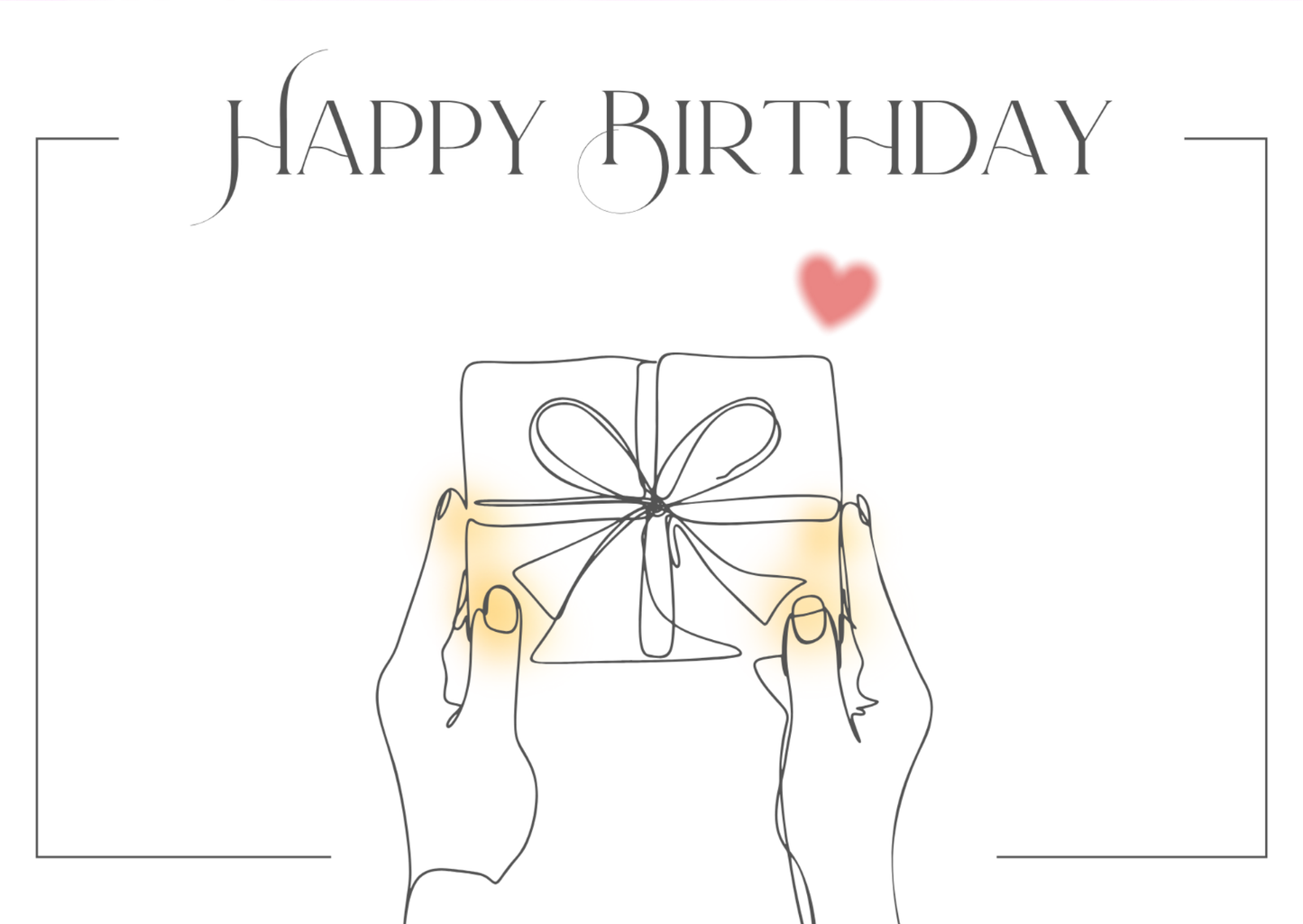 メッセージカード:HAPPY Birthday