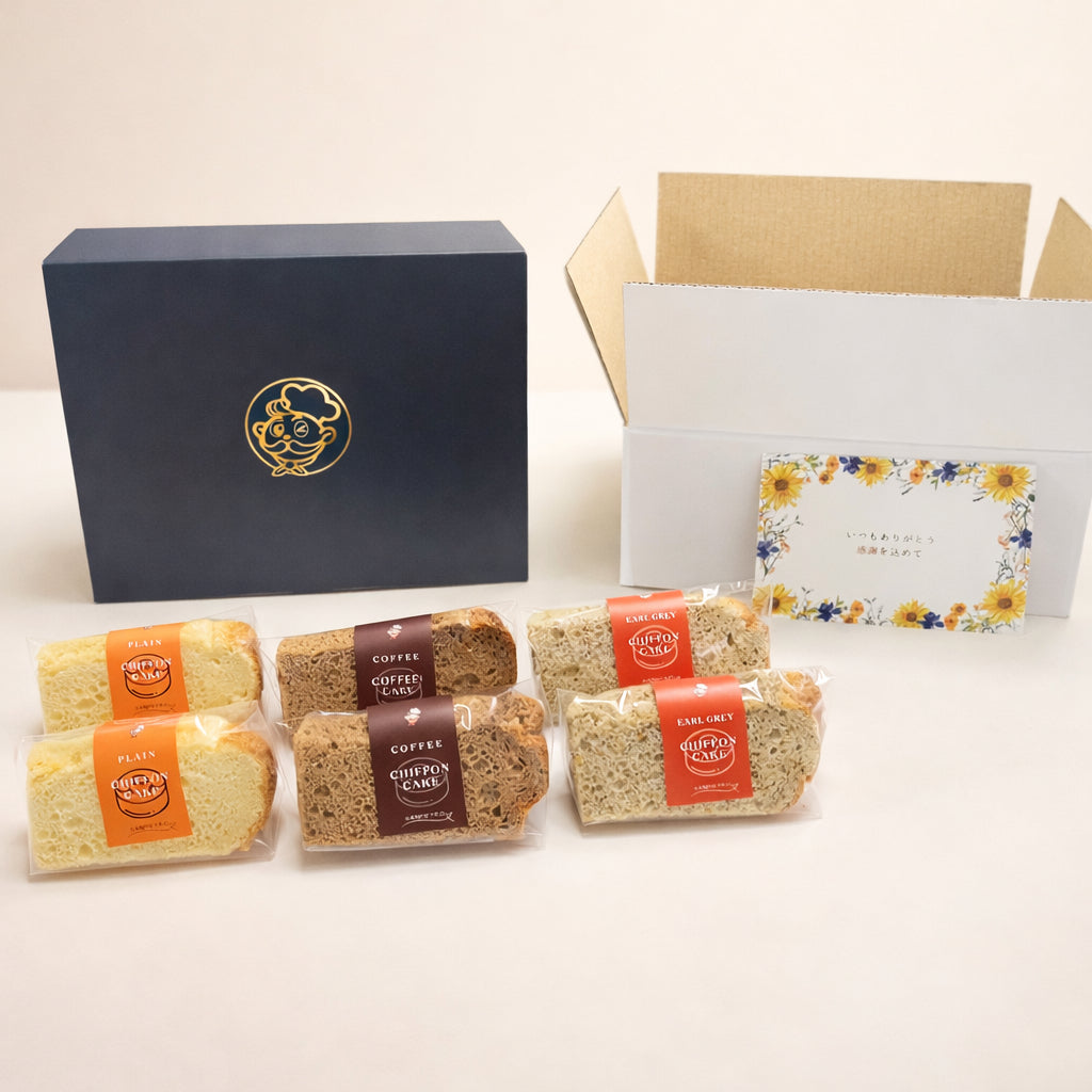 シフォンケーキギフトセット|(Mix)６個入り