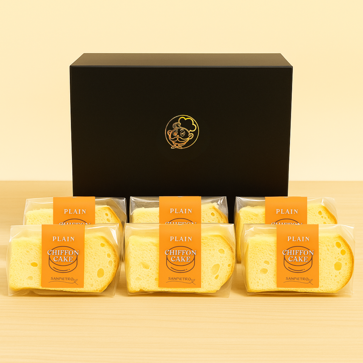シフォンケーキギフトセット|（プレーン） 6個入り