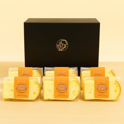 シフォンケーキギフトセット|（プレーン） 6個入り